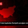 Dicle Nehri nde kaybolan Suriyeli çocuğun cesedine ...