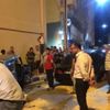 Kazayı gören cep telefonuna sarıldı Kazayı gören cep telefonuna sarıldı