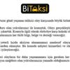 İstanbul'da BiTaksi dehşeti