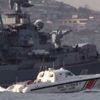 Rus savaş gemisi Boğaz'dan geçti Rus savaş gemisi Boğaz'dan geçti