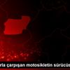 Uşak ta tırla çarpışan motosikletin sürücüsü öldü Uşak ta tırla çarpışan motosikletin sürücüsü öldü