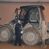 İş makinasıyla şov hastanede bitti İş makinasıyla şov hastanede bitti