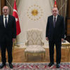 Cumhurbaşkanı Erdoğan, Yunanistan Dışişleri Bakanı Dendias'ı kabul etti Cumhurbaşkanı Erdoğan, Yunanistan Dışişleri Bakanı Dendias'ı kabul etti