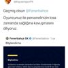 Kayserispor dan Fenerbahçe ye geçmiş olsun mesajı
