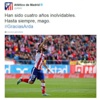 Atletico'dan Veda: Elveda Sihirbaz Atletico'dan Veda: Elveda Sihirbaz
