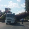 Ankara'da üst geçit çöktü Ankara'da üst geçit çöktü