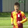 Galatasaraylı genç futbolcudan örnek hareket