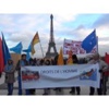 Paris’te Uygur Türklerinden Çin Protestosu Paris’te Uygur Türklerinden Çin Protestosu