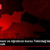 Dingi eğitmeni ve öğreticisi kursu Tekirdağ da düzenlenecek