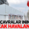 Paçavralar inince uçak havalandı!