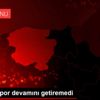 Bodrumspor devamını getiremedi