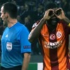 Chedjou maçta, hakeme gözlük yapınca...