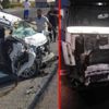 Patlayıcı yüklü tır ile kamyonetin çarpışması sonucu 6 kişi öldü, 2 kişi yaralandı