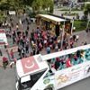 Cumhuriyet kortej yürüyüşü ilgi gördü