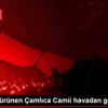 Beyaza bürünen Çamlıca Camii havadan görüntülendi Beyaza bürünen Çamlıca Camii havadan görüntülendi
