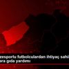 Çaykur Rizesporlu futbolculardan ihtiyaç sahibi vatandaşlara ...