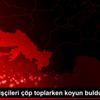 Temizlik işçileri çöp toplarken koyun buldu