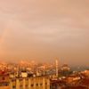 İstanbul'da gökkuşağı eşliğinde gün batımı İstanbul'da gökkuşağı eşliğinde gün batımı