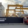 Tuzla da bakım yapılan gemide çıkan yangın söndürüldü