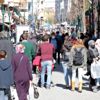 Eskişehir'de kısıtlama öncesi sokaklar doldu Eskişehir'de kısıtlama öncesi sokaklar doldu