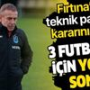 Trabzonspor Teknik Direktörü Abdullah Avcı listeyi verdi! Campi, Hosseini ve Plaza...