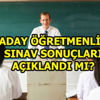 Asli Öğretmenliğe Geçiş Sınavı sonuçları açıklandı mı? Asli Öğretmenliğe Geçiş Sınavı sonuçları açıklandı mı?