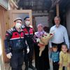 Jandarmadan şehit annelerine ziyaret