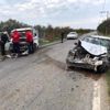 Burhaniye de trafik kazası: 4 yaralı