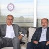 TVF Başkanı Mehmet Akif Üstündağ'dan, Osmanlıspor'un yeni başkanı Mehmet Emin Katipoğlu'na ziyaret TVF Başkanı Mehmet Akif Üstündağ'dan, Osmanlıspor'un yeni başkanı Mehmet Emin Katipoğlu'na ziyaret