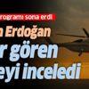Başkan Recep Tayyip Erdoğan Trabzon'daki sel ve heyelan bölgesini inceledi