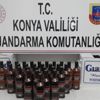 Konya'da jandarmadan kaçak içki operasyonu Konya'da jandarmadan kaçak içki operasyonu