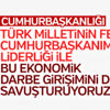 Cumhurbaşkanlığı: Ekonomik darbe girişimini savuşturuyoruz Cumhurbaşkanlığı: Ekonomik darbe girişimini savuşturuyoruz