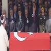 Dağlıca şehitleri uğurlanıyor Dağlıca şehitleri uğurlanıyor