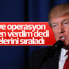 Donald Trump'tan Suriye açıklaması Donald Trump'tan Suriye açıklaması