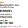 2018 KPSS önlisans sonuçları ne zaman açıklanacak? ÖSYM sınav takvimi