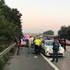TEM Otoyolunda zincirleme trafik kazası: 6 yaralı TEM Otoyolunda zincirleme trafik kazası: 6 yaralı