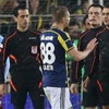 Caner maç sonu hepimize beddua etti