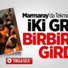 Marmaray'da Tekme Tokat Kavga Marmaray'da Tekme Tokat Kavga