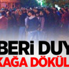Halk haberi duyunca sokağa döküldü