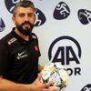Bülent Çetin'in gol yememe sevinci