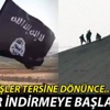 IŞİD bayraklarını bir bir indiriyor