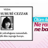 Gülriz Sururi'ye ilginç başsağlığı ilanı