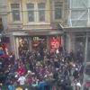 Trabzonspor taraftarlarından GS Store mağazasına saldırı