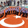 Tuz ve pul biberden dünyanın baharattan yapılan en büyük Türk Bayrağı