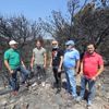 Göztepe yangın bölgesinde Göztepe yangın bölgesinde