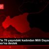 Gaziantep te 70 yaşındaki kadından Milli Dayanışma ... Gaziantep te 70 yaşındaki kadından Milli Dayanışma ...