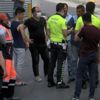 Market önünde maske gerginliği Market önünde maske gerginliği