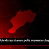 Kürekli saldırıda yaralanan polis memuru olay anını ...