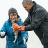 Obama balık tuttu