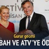 SABAH ve atv’ye teşekkür plaketi